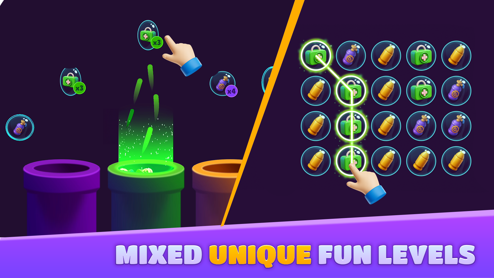 Bubbles Brawl: Sort Conquer